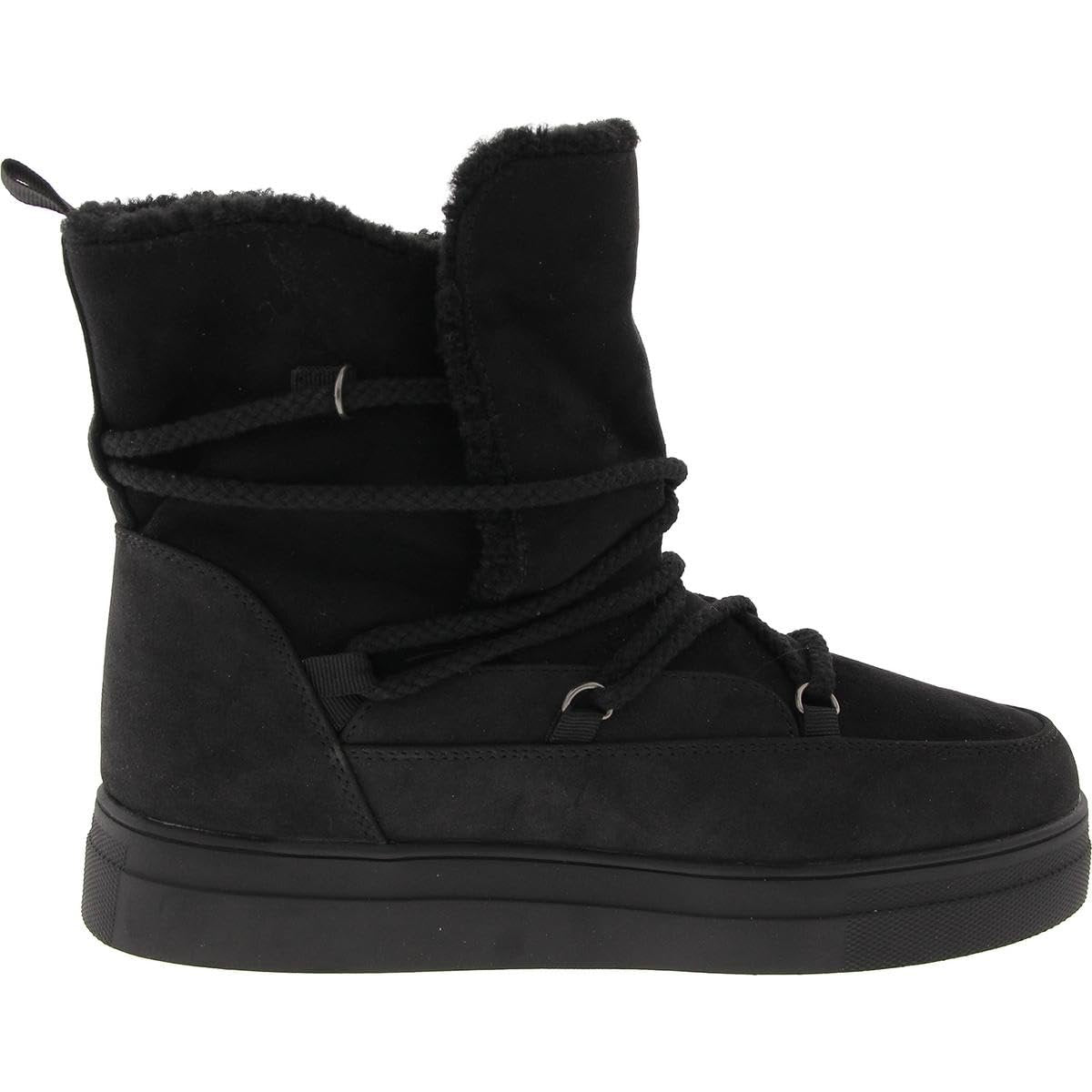 MIA Women's Disa Faux Suede Shearling Fur Lining Cold Weather Boots