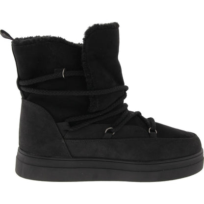 MIA Women's Disa Faux Suede Shearling Fur Lining Cold Weather Boots