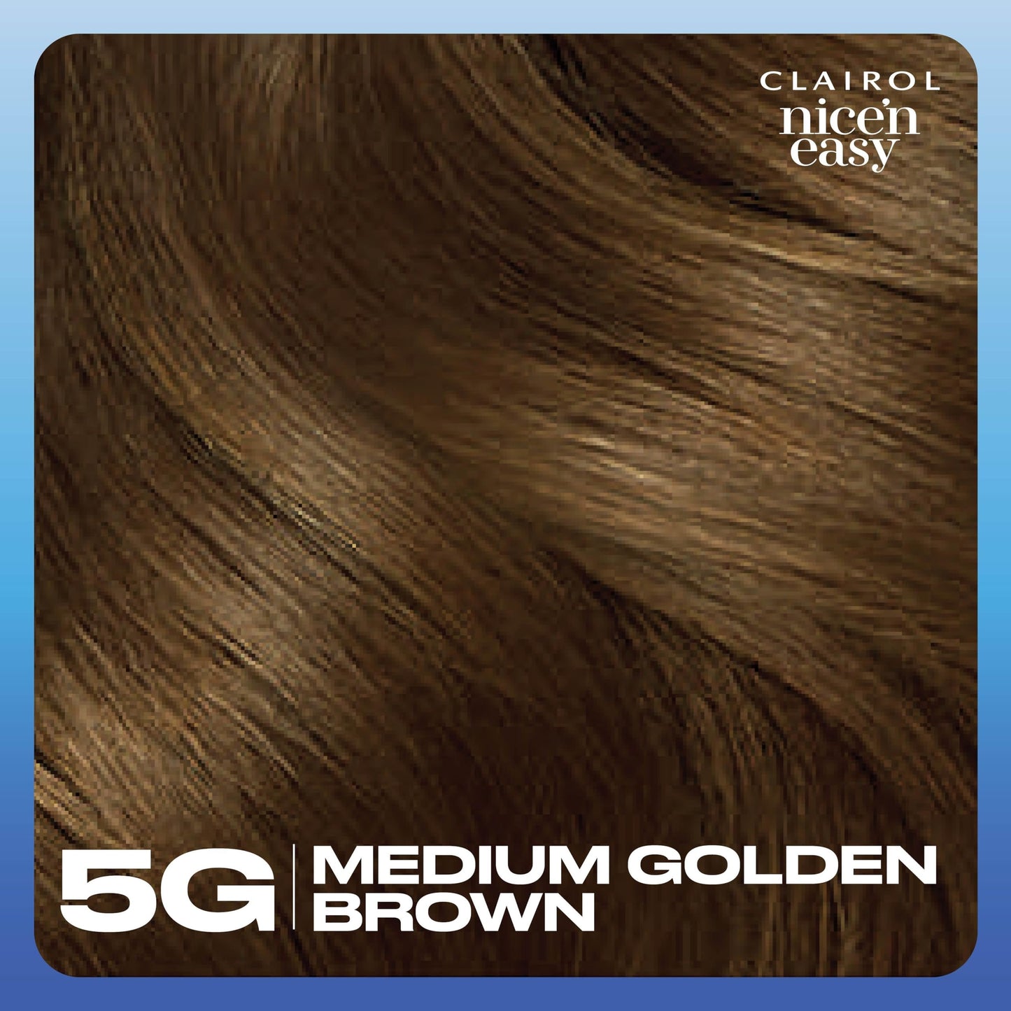 Clairol Nice'n Easy Permanent Hair Dye, Natural-Looking Brown Hair Color with 100% Gray Coverage