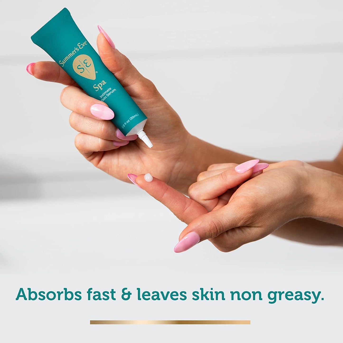 Summer's Eve Spa Daily Intimate Beauty, Luxurious Skin Serum, Post Shave Fragrance Free Women’s Hydrating Serum, 1oz Tube (Pack of 3)