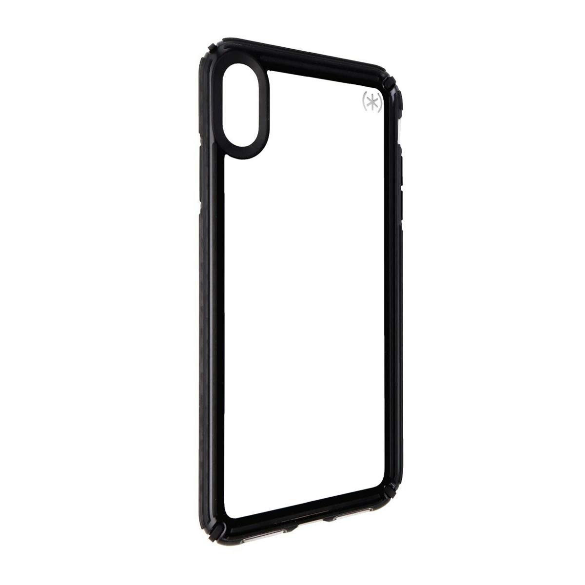 Speck Products Presidio V-Grip iPhone Xs Max Case, Clear/Black