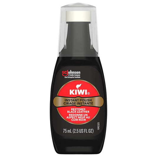 Kiwi Liquid Instant Wax, 2.5 fl oz, Black