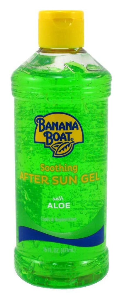 Banana Boat Aloe After Sun Gel 16 Ounce Soothing (Pack of 2)