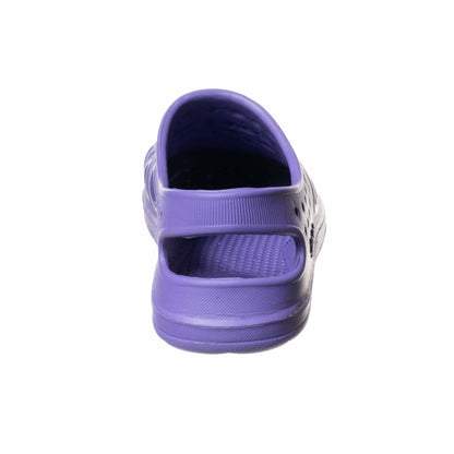 totes Everywear Lightweight Waterproof Contoured Splash and Play Clog Sandals, Paisley Purple, US 7-8 Unisex Little Kid