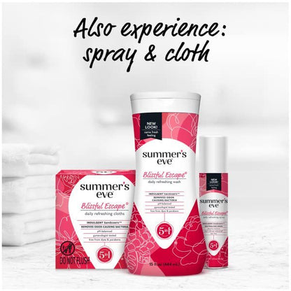 Summers Eve Cleansing Wash 15 Ounce Blissful Escape (Pack of 3)