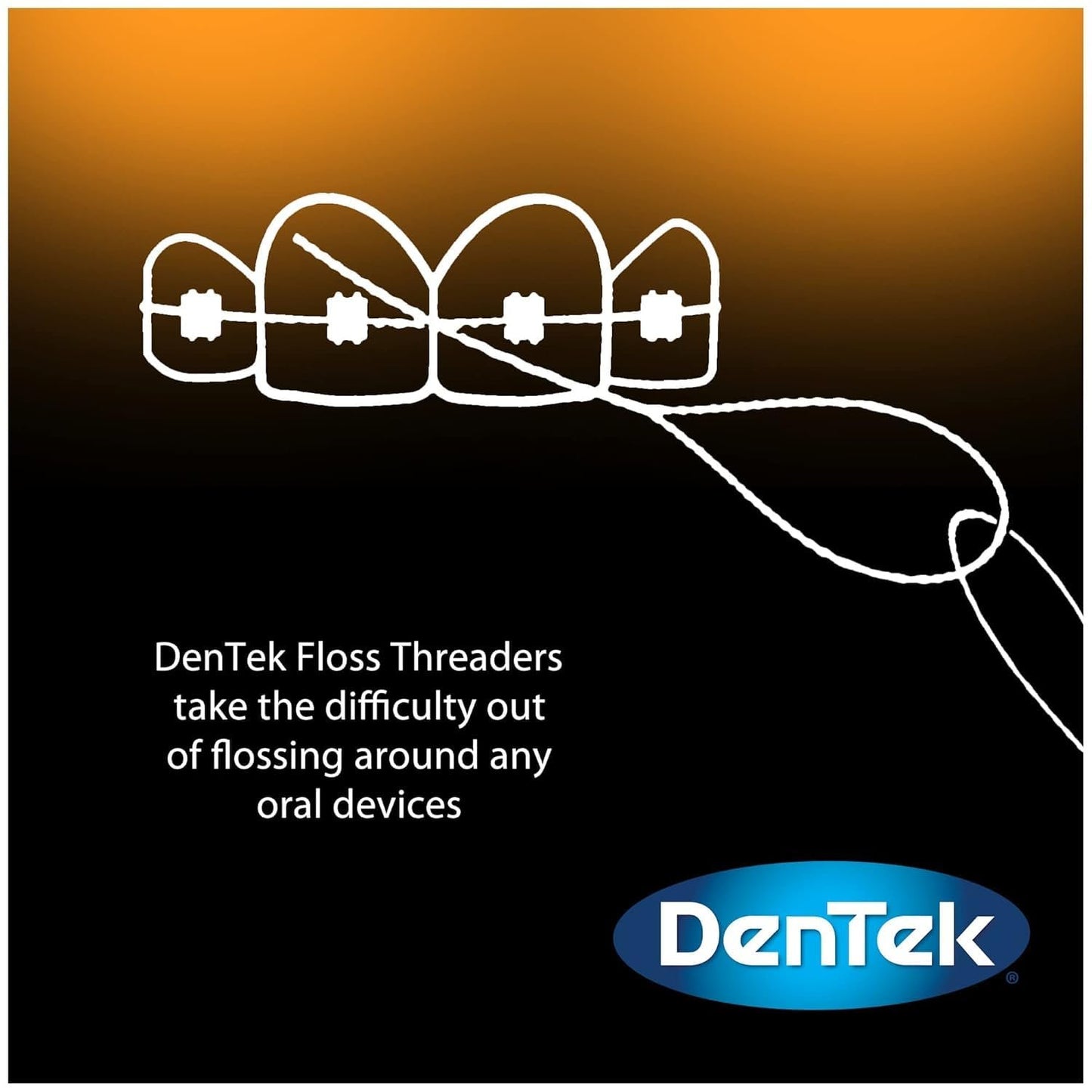 DenTek Floss Threaders 50 Count (Pack of 4)