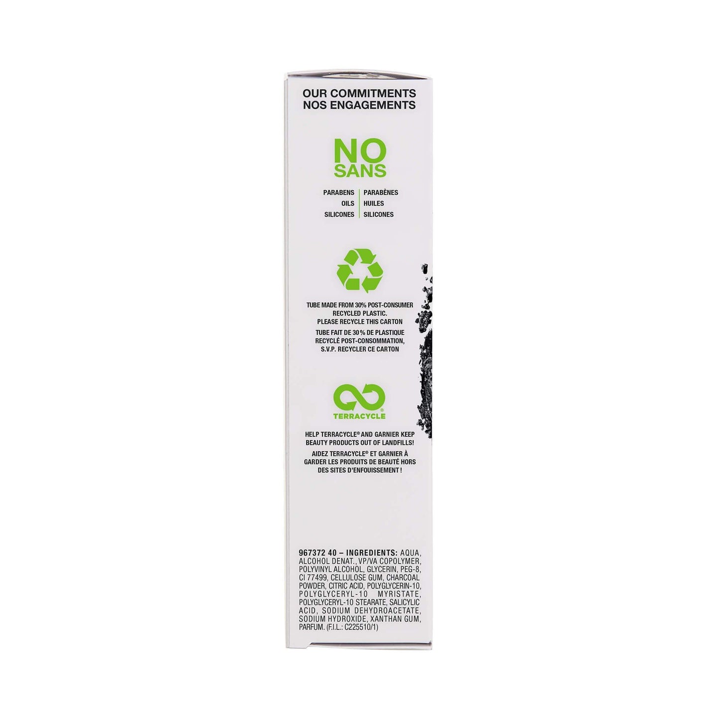 Garnier Black Peel Off Mask With Charcoal Facial Treatments 1.7 fl oz