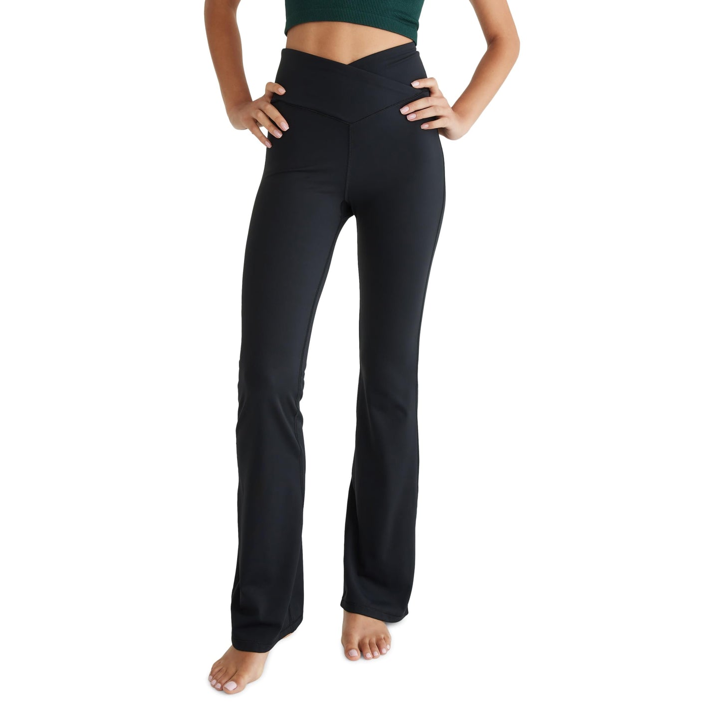 AEROPOSTALE Women's Airsoft Crossover Bootcut Legging