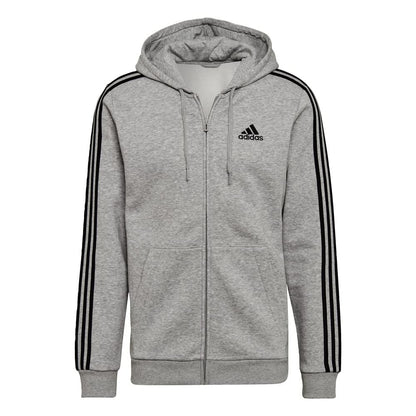 adidas Men's Essentials Fleece 3-Stripes Full-Zip