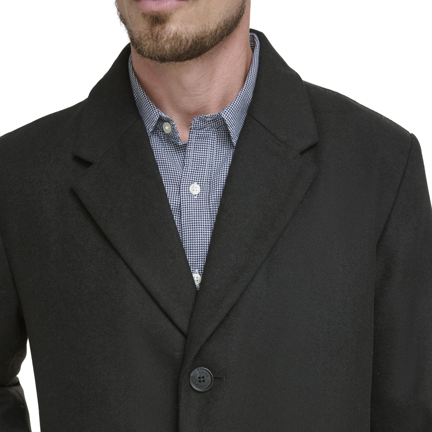 Dockers Men's Henry Wool Blend Top Coat (Regular and Big & Tall Sizes)