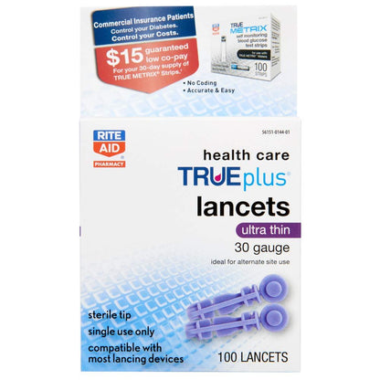 Rite Aid Lancets 30 Gauge, 100ct