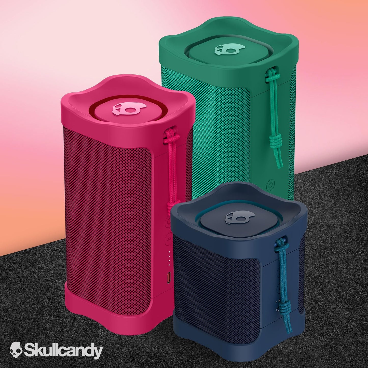 Skullcandy Terrain Outdoor Battery Powered Freestanding Bluetooth, Usb, Wireless speakers