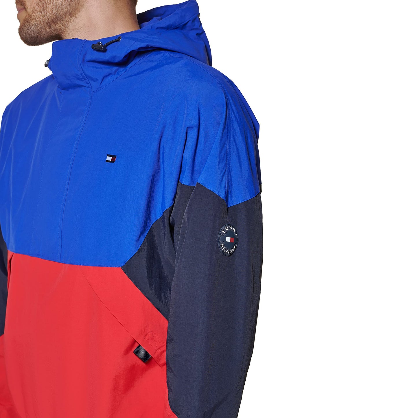 Tommy Hilfiger Men's Retro Lightweight Taslan Popover Jacket