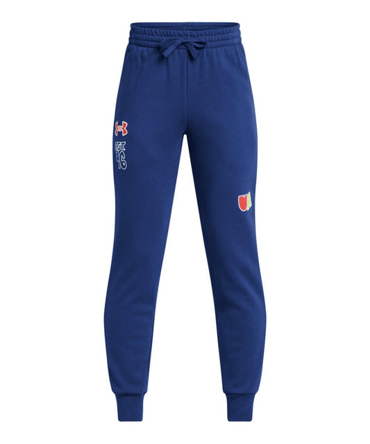 Under Armour 1386720-432-YLG UA B Rival FLC SP Jogger Tech Blue YLG