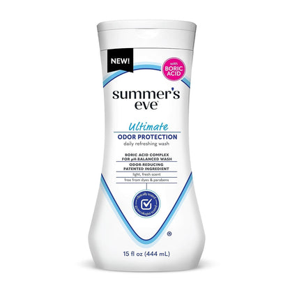 Summer's Eve Daily Refreshing Feminine Wash Removes Odor pH balanced fl oz
