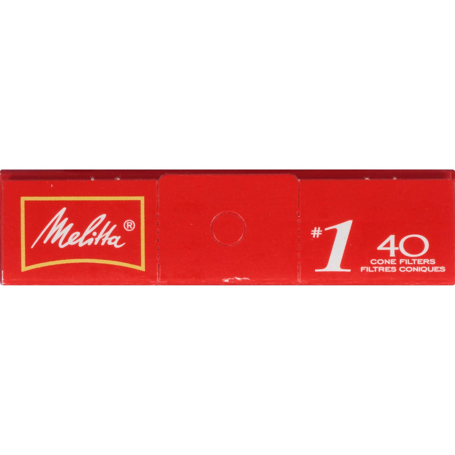 Melitta #1 Cone Coffee Filters, Natural Brown, 40 Count