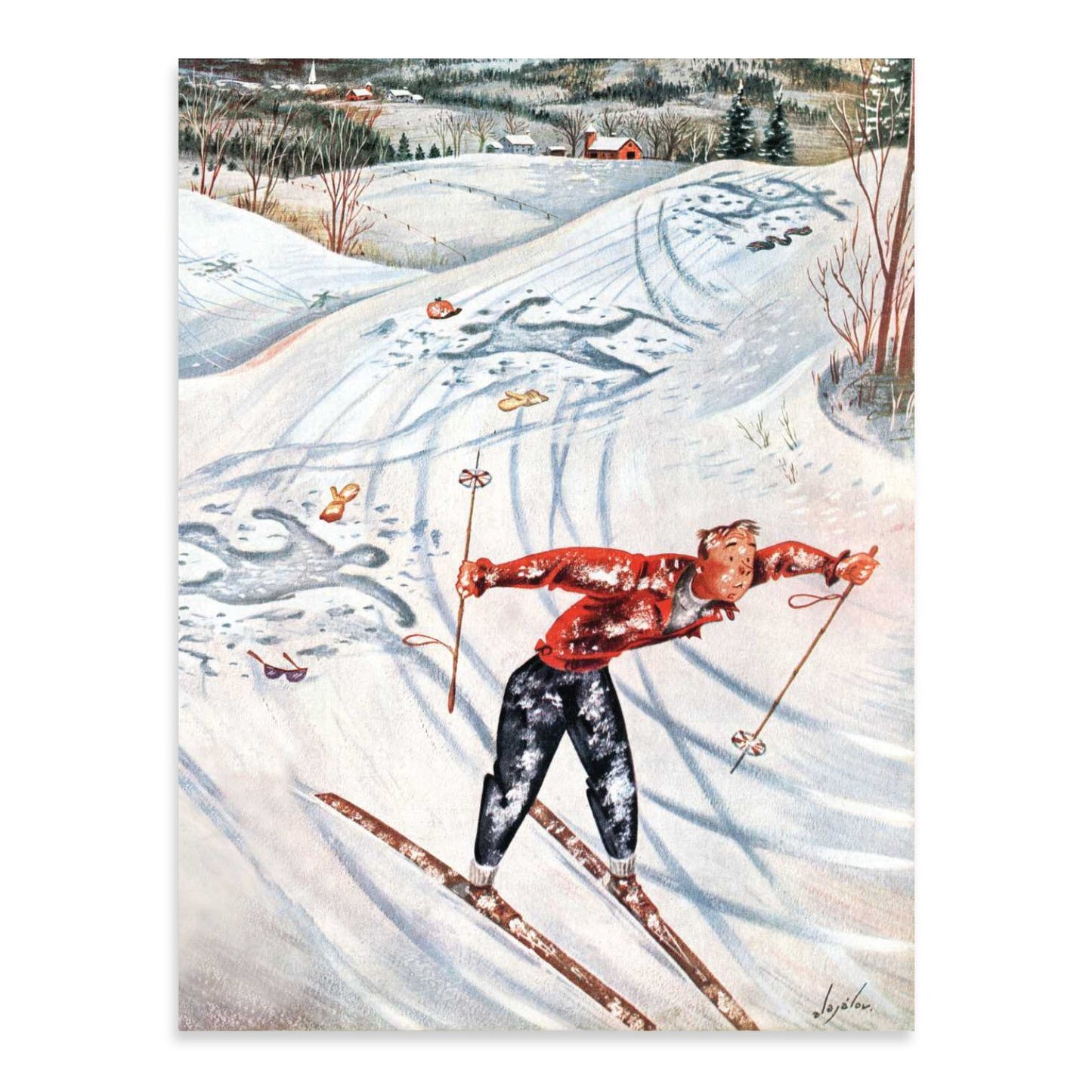 Winter Whimsy Deluxe Holiday Notecards