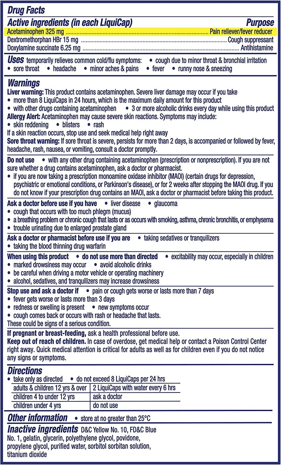 Nyquil Liquicaps 16ct DXM Size 16ct Nyquil Liquicaps 16ct