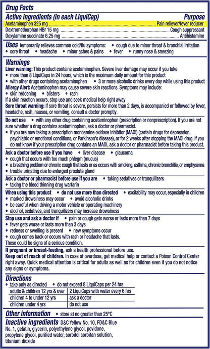 Nyquil Liquicaps 16ct DXM Size 16ct Nyquil Liquicaps 16ct