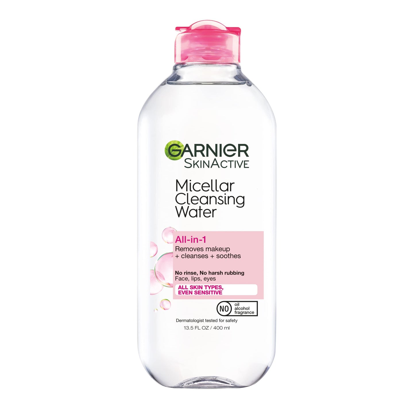 Garnier skin activeall skin typesliquidbottleface,eyes,lipscleanses,soothes,removes makeupcleanser