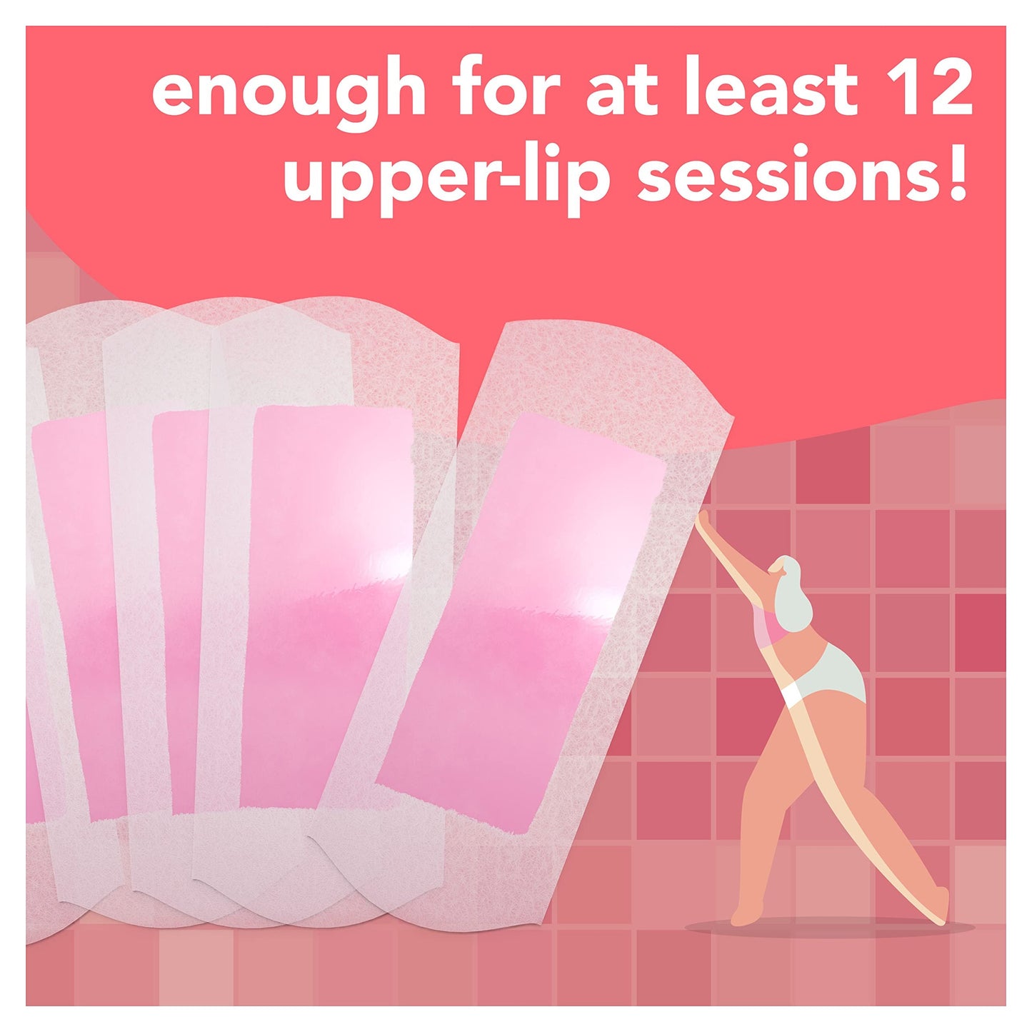 JOY Glee Face Wax Strips Hair Removal