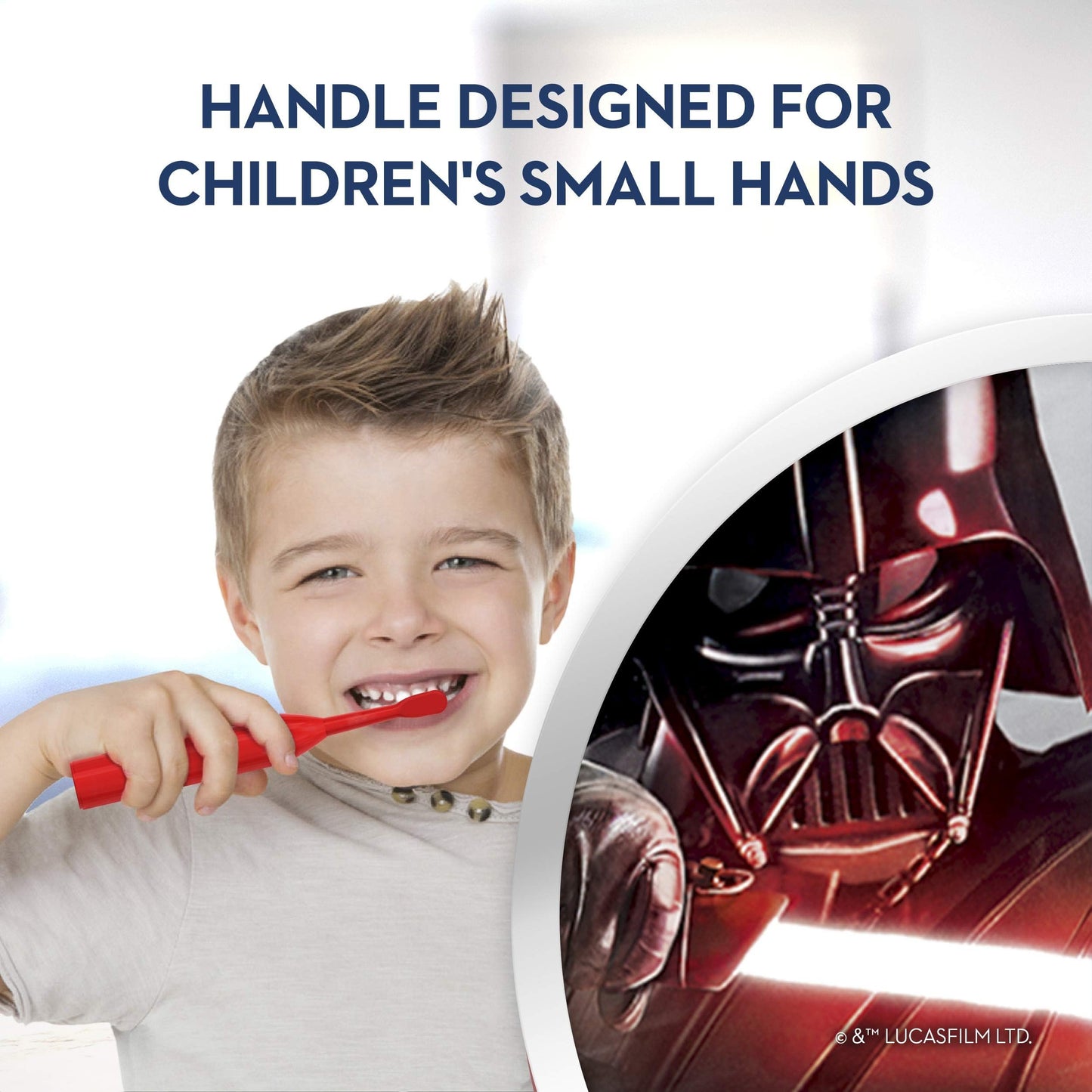 Oral-B Kids Battery Powered Electric Toothbrush Featuring Disney STAR WARS with Extra Soft Bristles, for Children and Toddlers age 3+, Multi (2724447983389)