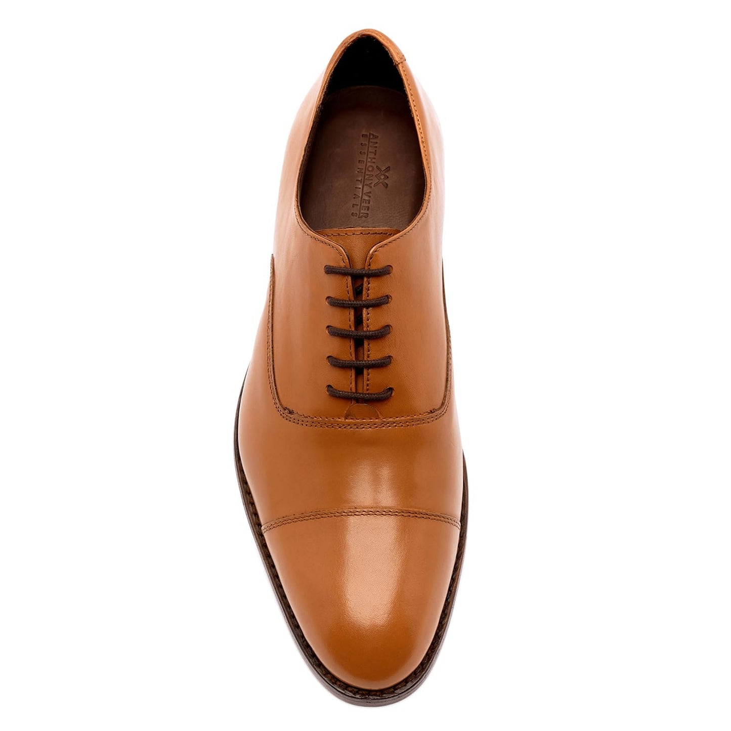 Anthony Veer Clinton Cap-Toe Oxford Dress Shoes for Men | Full-Grain Leather Upper | Goodyear Welt Construction | Ortholite Cushion Comfort | Recraftable Leather Outsole