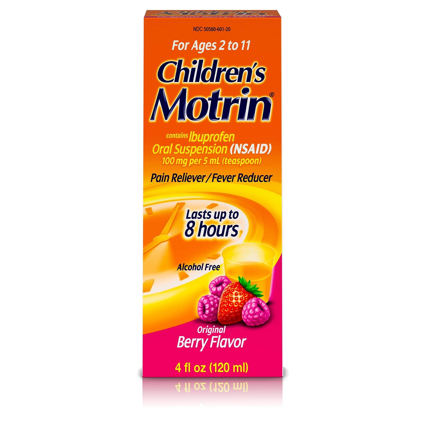 Motrin Children's Oral Suspension, Ibuprofen,Pain Relief, 4 Oz