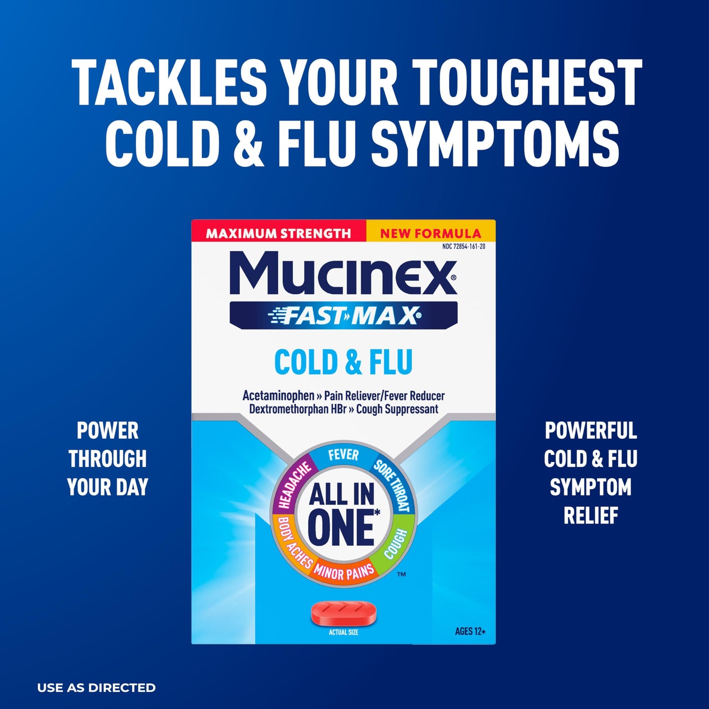 Mucinex Fast-Max Severe Congestion & Cough Medicine for Adults