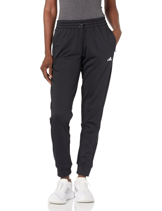adidas Women's Aeroready Game and Go Regular Tapered Fleece Pants