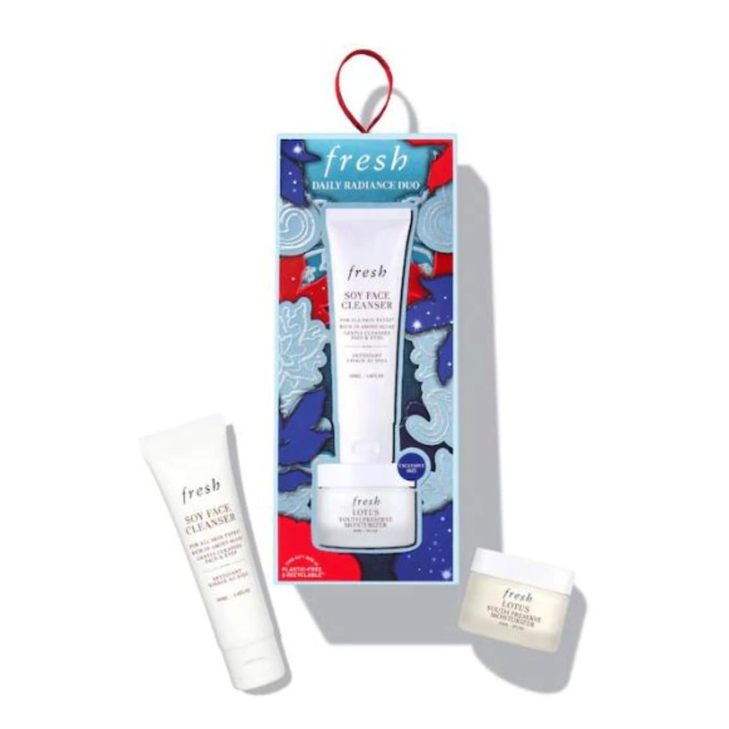 Fresh Daily Radiance Duo - Soy Face Cleanser and Youth Preserve Moisturizer - Limited Edition 2 Piece Skincare Set