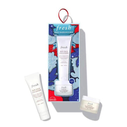 Fresh Daily Radiance Duo - Soy Face Cleanser and Youth Preserve Moisturizer - Limited Edition 2 Piece Skincare Set