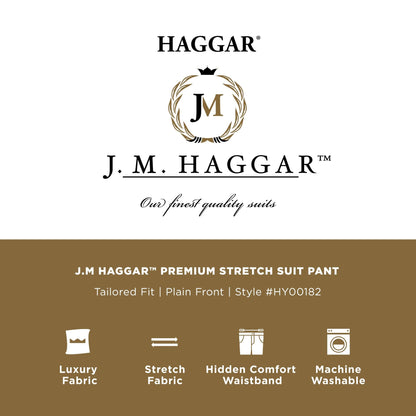 Haggar Men's JMH Premium Stretch Classic Fit Suit Separates - Pants & Jackets