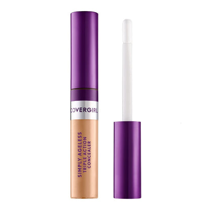 COVERGIRL Simply Ageless Triple Action Concealer, Golden Tan, Shelf Pack of 2
