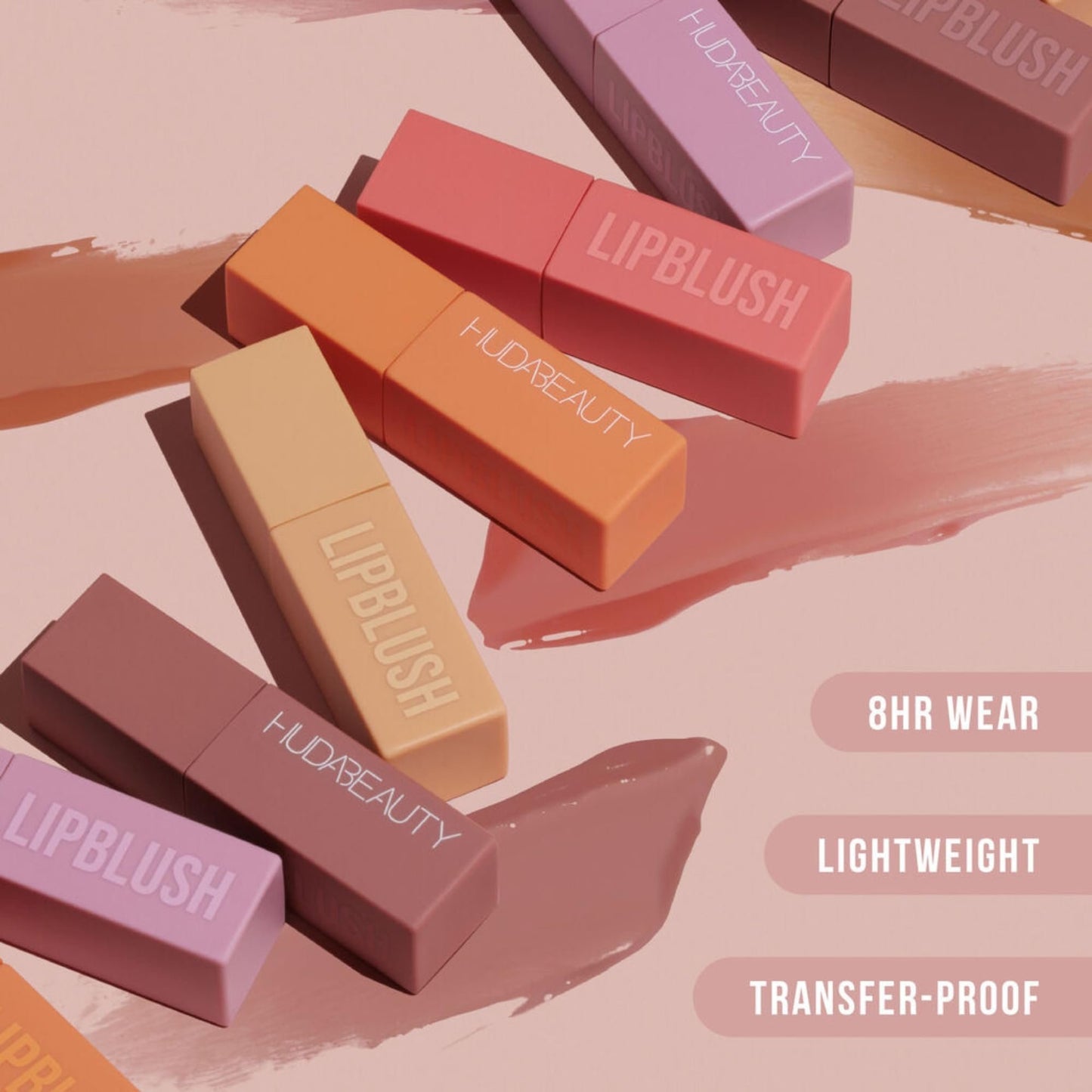 HUDA BEAUTY Lip Blush Cream Lip & Cheek Stain Apricot Kiss