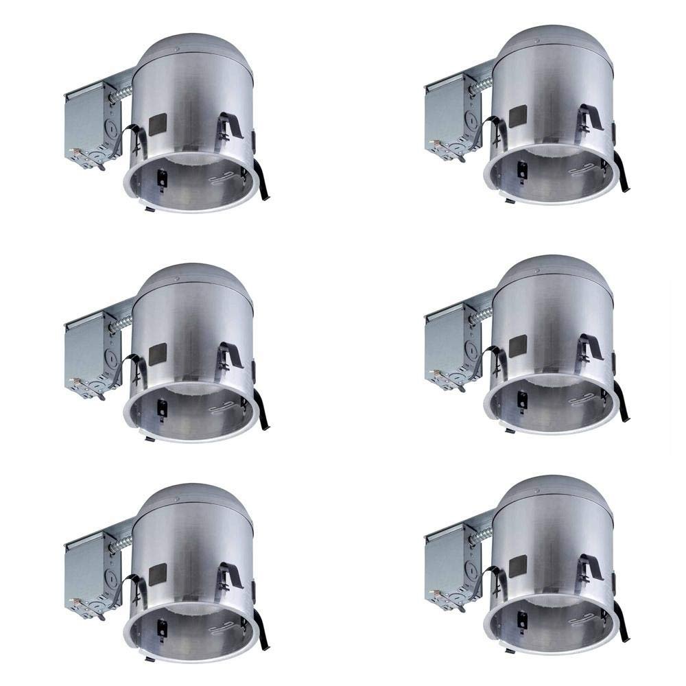 Commercial Electric 6 In. Aluminum Ic Remodel Housing (6-pack)