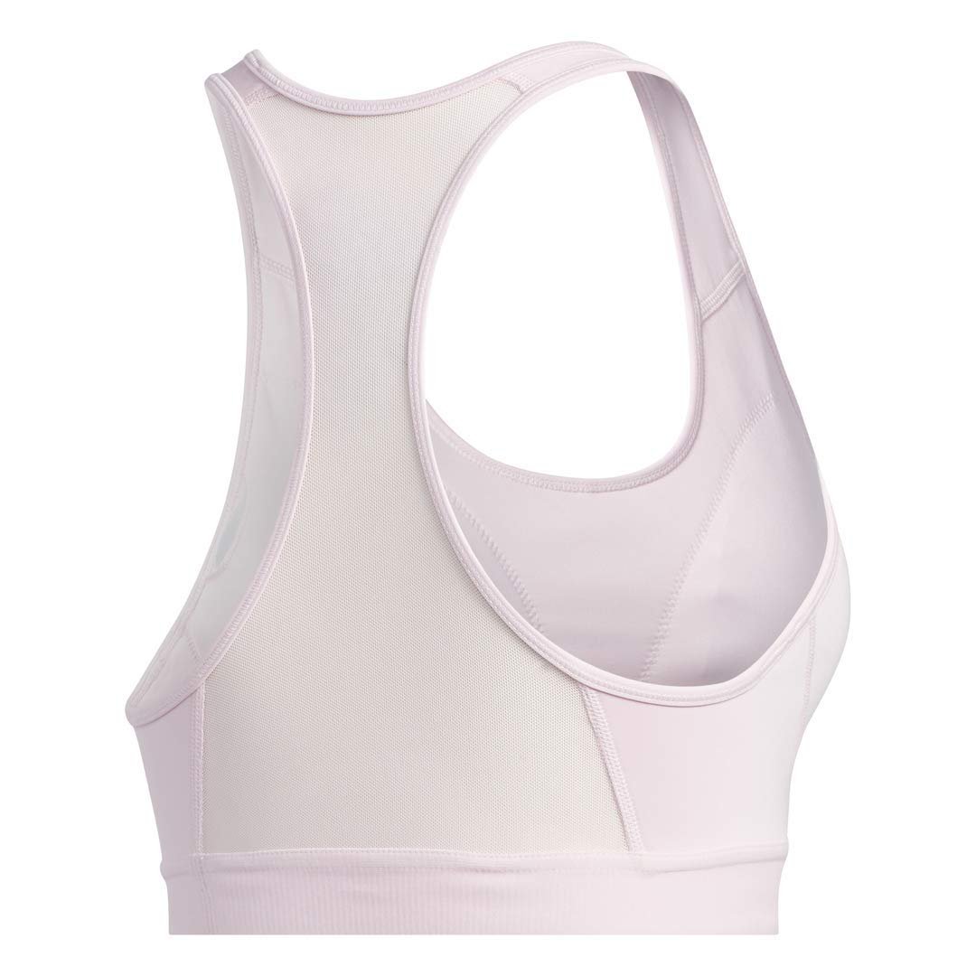 adidas Women's Medium Suppor Racer Back Don't Rest Alphaskin Padded Bra W/ Removable Pads