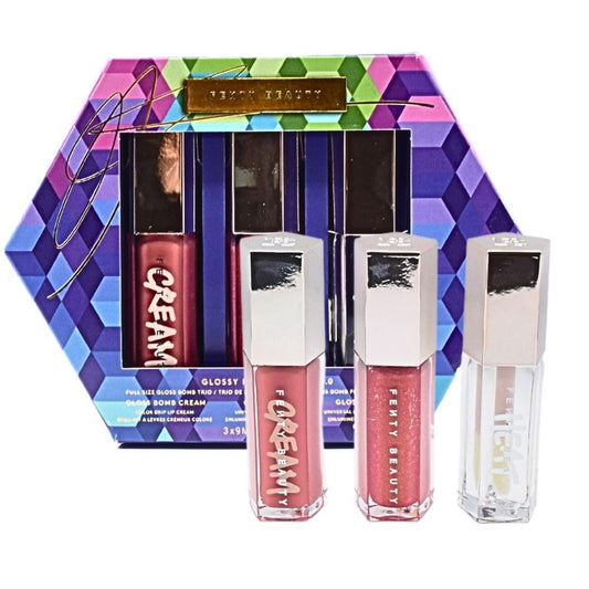 Fenty Beauty by Rihanna Glossy Posse Volume Gloss Bomb Trio