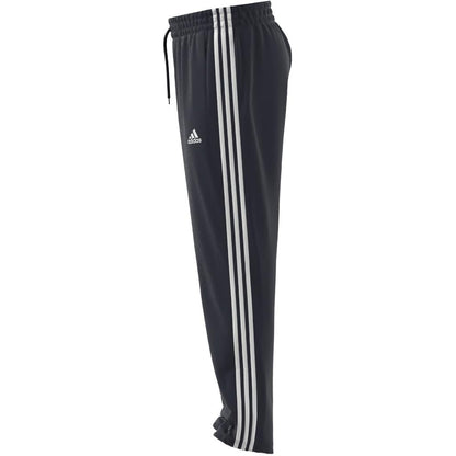 adidas Mens Aeroready Essentials Elastic Cuff Woven 3-Stripes Pants Casual Comfort Technology - Black