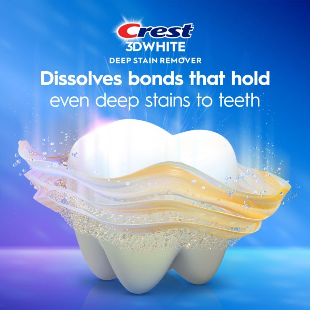 Crest 3DWhite Brilliance Deep Stain Remover Dazzling Mint Toothpaste - 3.1oz