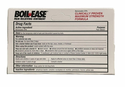 Boil Ease Pain Relieving Ointment, 1 Ounce (3 Pack)