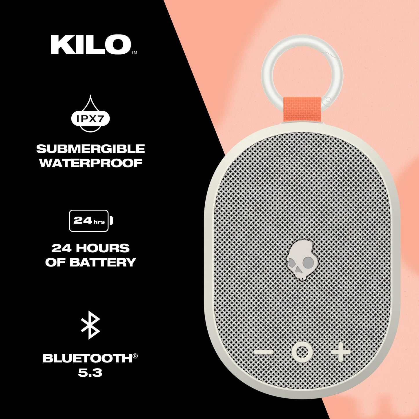Skullcandy Kilo Outdoor Battery Powered Freestanding Bluetooth, Usb, Wireless speakers
