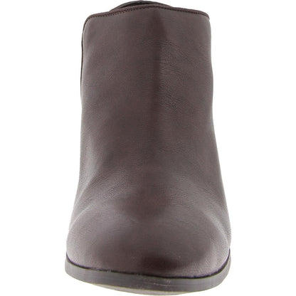 Style & Co. Womens Wileyy Faux Leather Booties Brown 7 Medium (B,M)