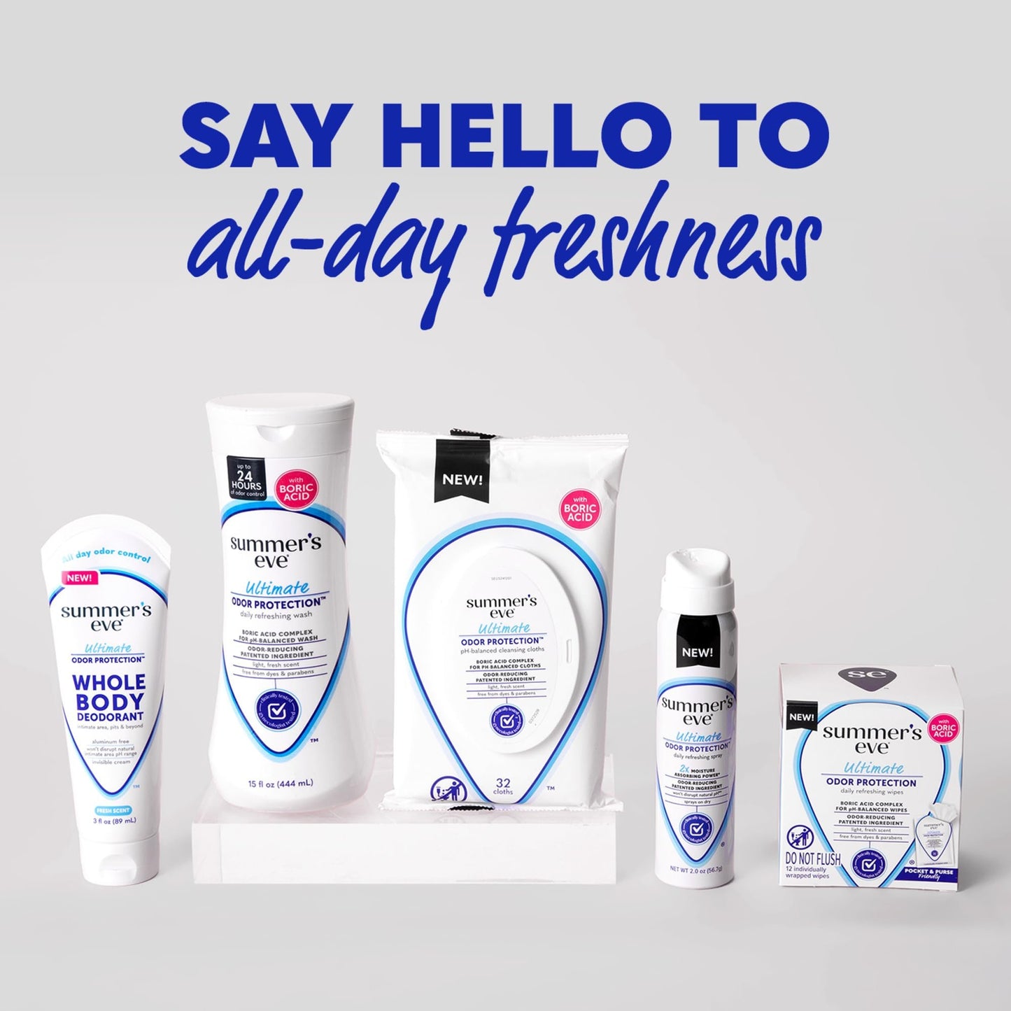 Summer's Eve Whole Body Deodorant Cream, Blissful Escape