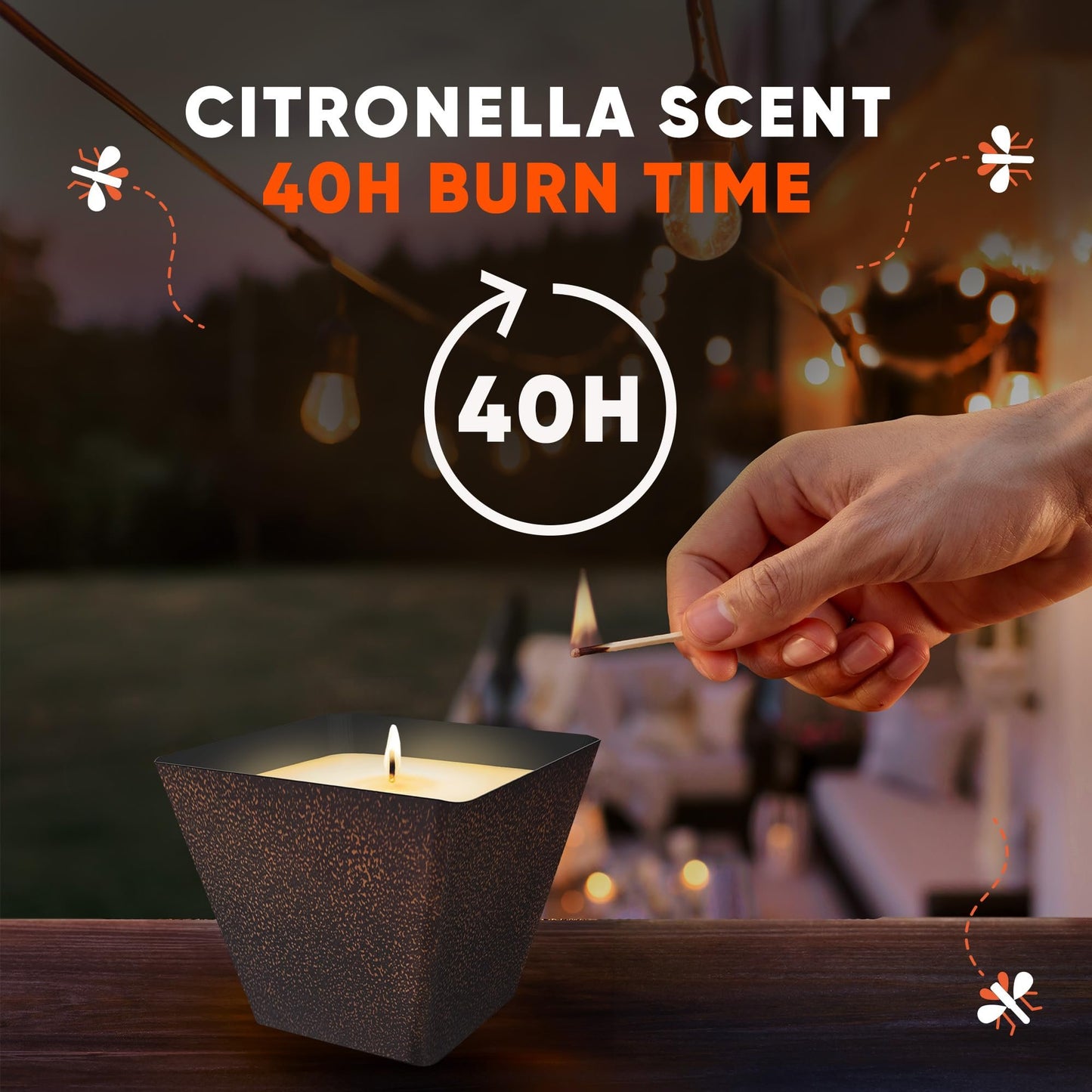 OFF! Citronella Tabletop Bucket 18 Ounce (3)