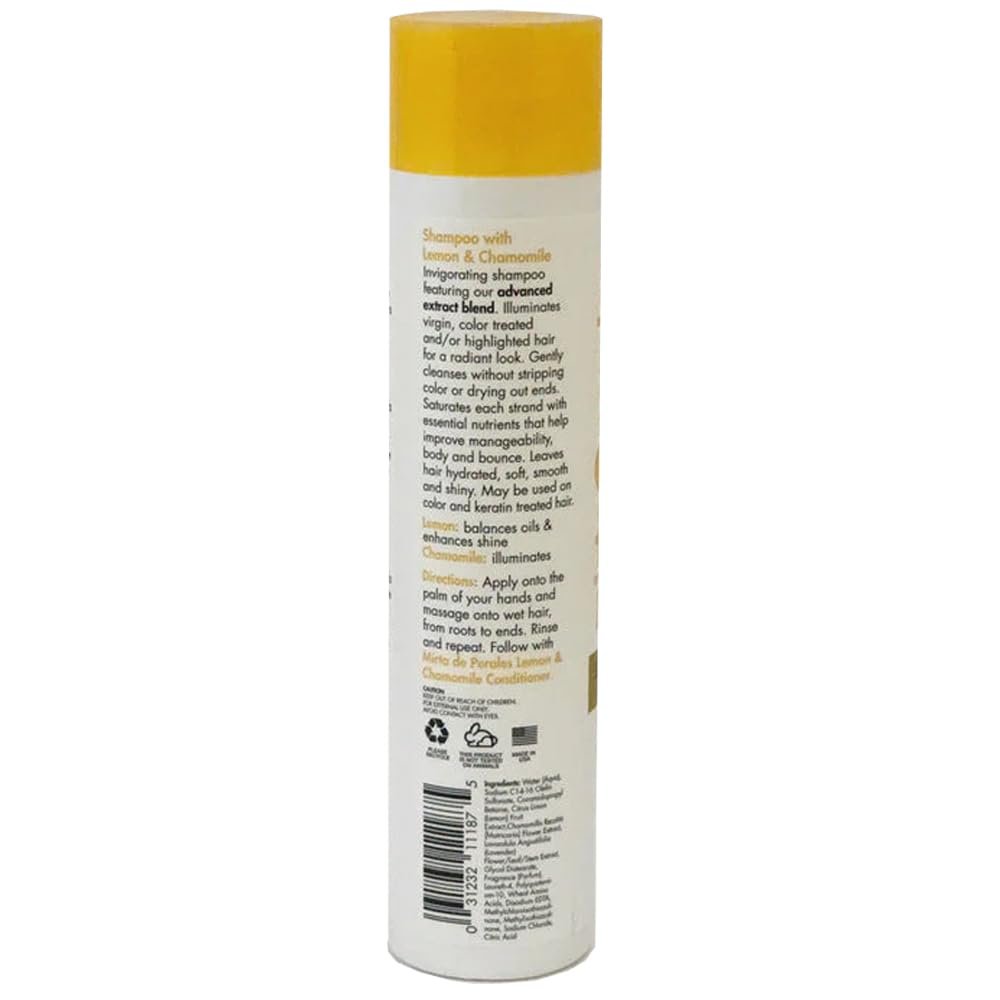 Mirta De Perales Shampoo with Lemon & Chamomile Manzanilla 10 fl oz.