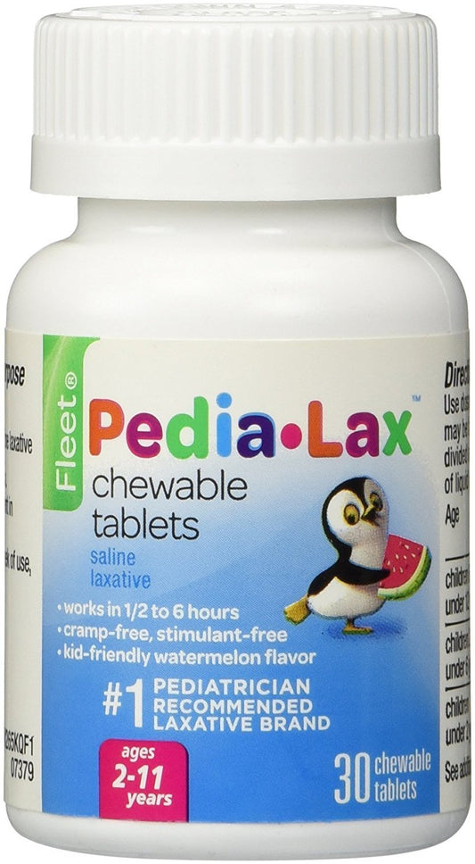 Pedia-Lax Chewable Tablets - 30 ct