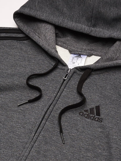 adidas Men's Essentials Fleece 3-Stripes Full-Zip