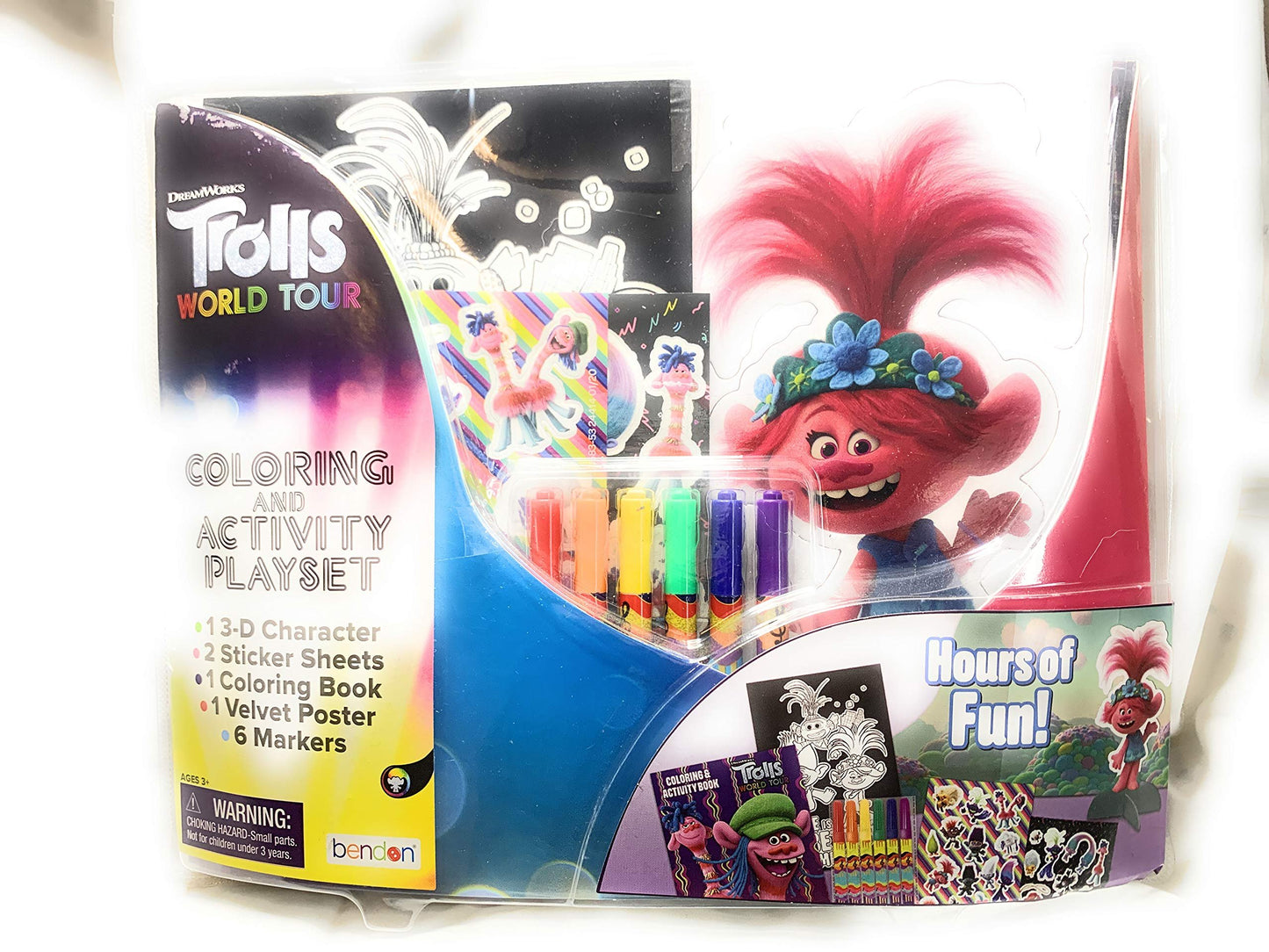 Trolls World Tour Coloring and Activity Playset