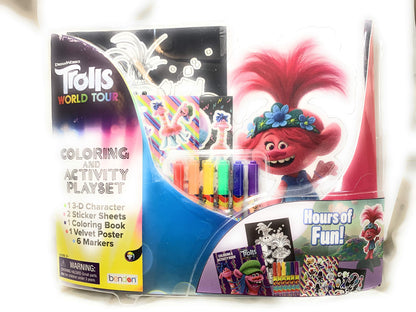 Trolls World Tour Coloring and Activity Playset